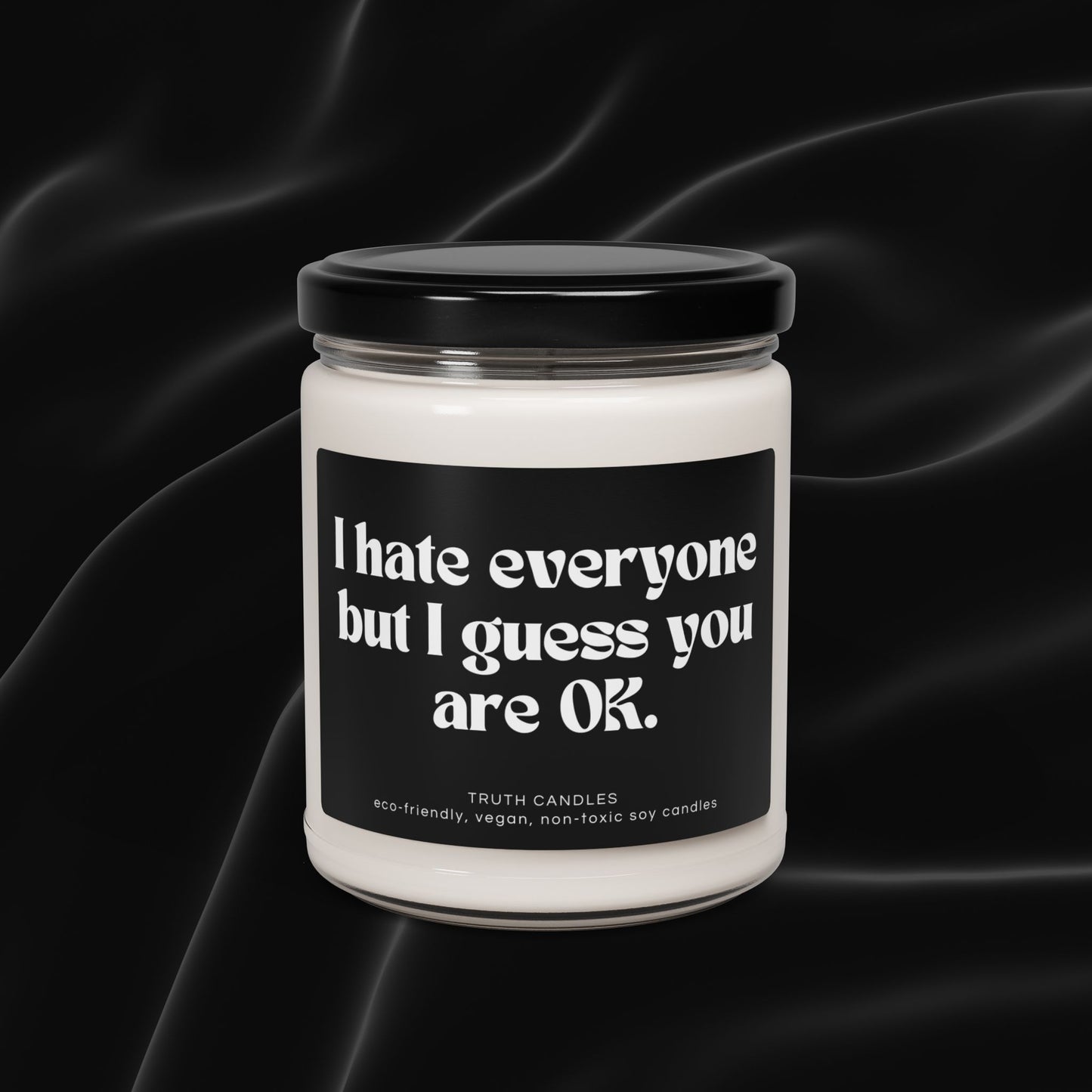 Funny Scented Candle | I hate everyone but I guess you are OK